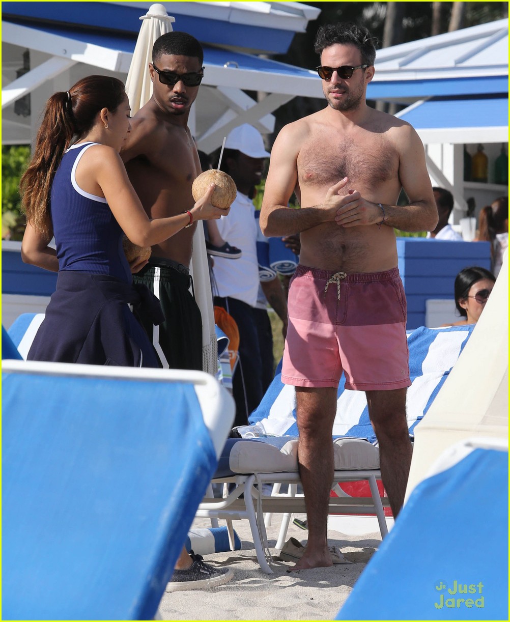 Michael B. Jordan: Shirtless Jet Skiing with Mystery Girl!