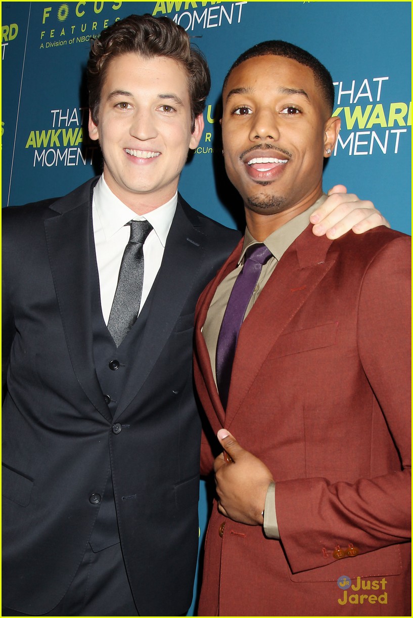 Michael B. Jordan & Miles Teller: 'That Awkward Moment' NYC Premiere