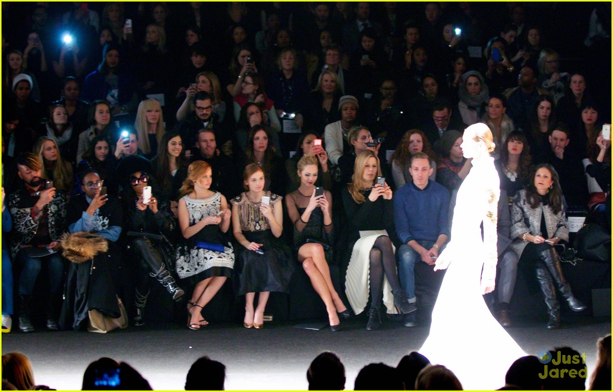 Debby Ryan & Holland Roden: Front Row at Naeem Khan for NYFW