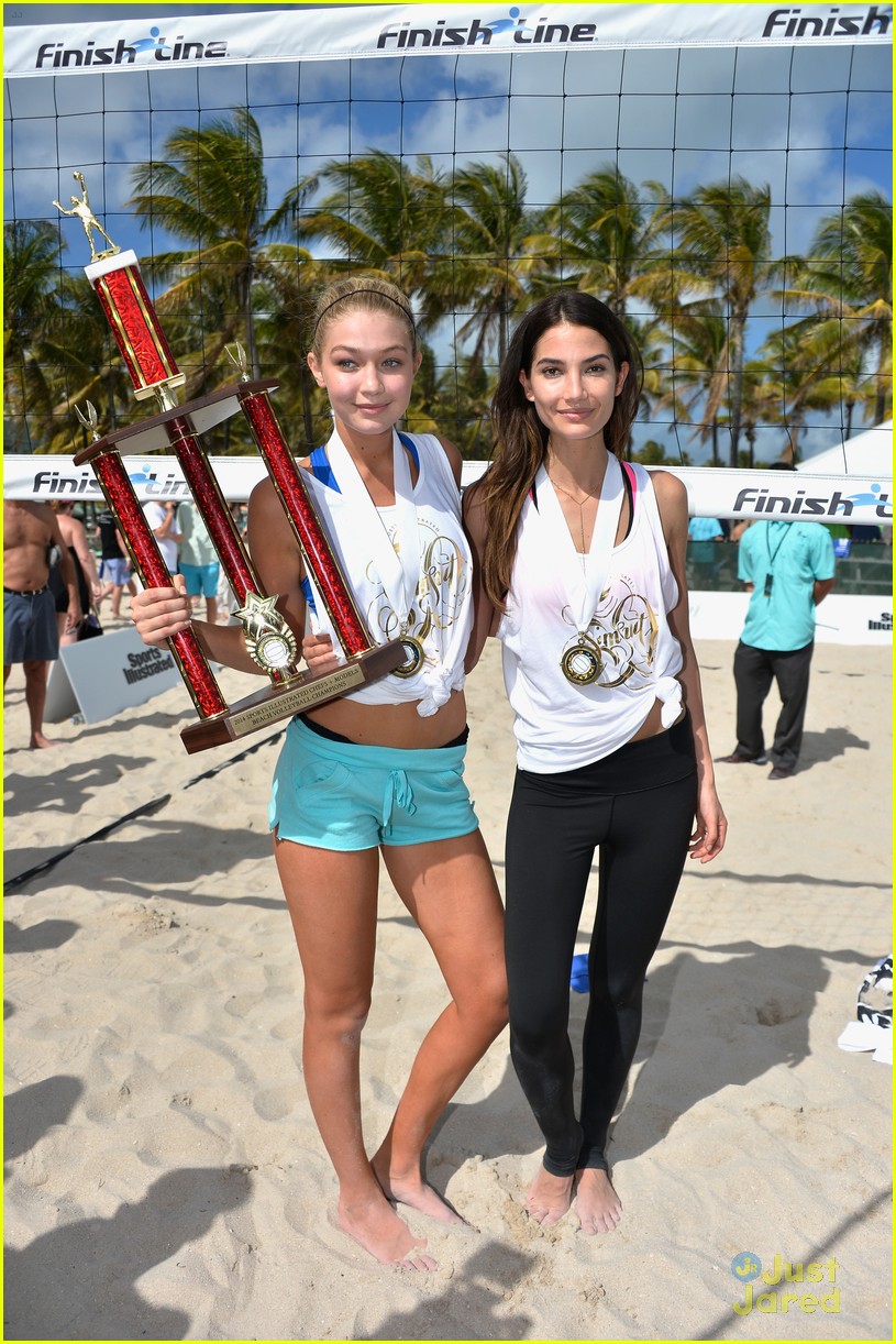 Gigi Hadid: Sports Illustrated Swimsuit Beach Volleyball Tournament MVP!