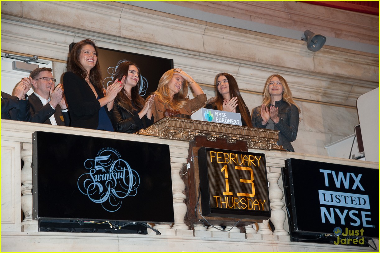 Gigi Hadid & 'Sports Illustrated' Models Ring the Stock Exchange Bell!
