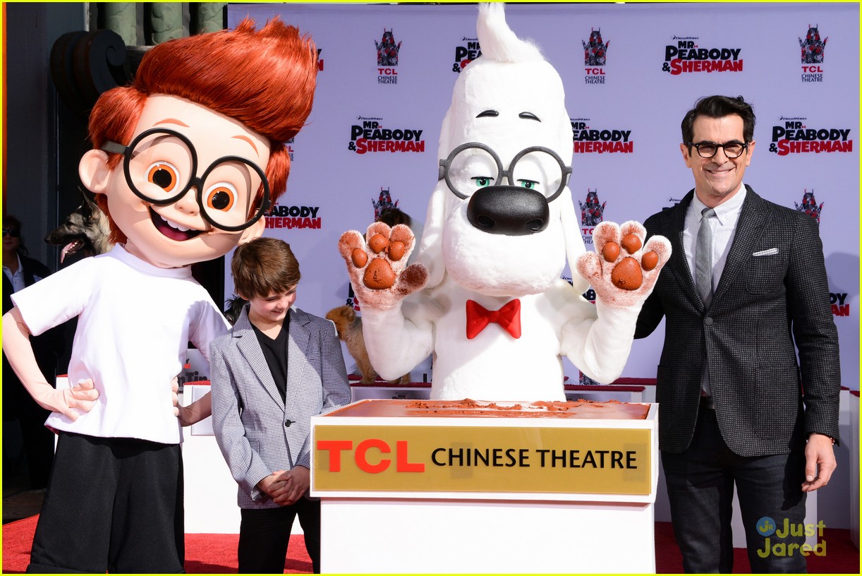 Max Charles: 'Mr. Peabody & Sherman' Paw Print Ceremony