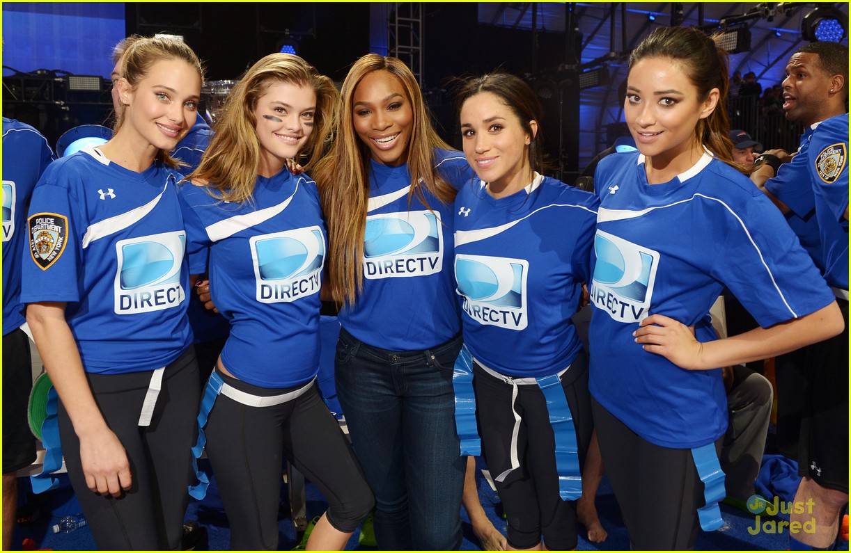 Shay Mitchell Celebrates DirecTV Beach Bowl Win!