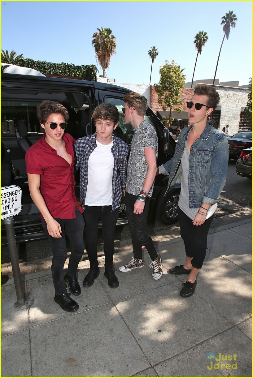 The Vamps: Ivy Restaurant Lunch After Radio Disney Visit