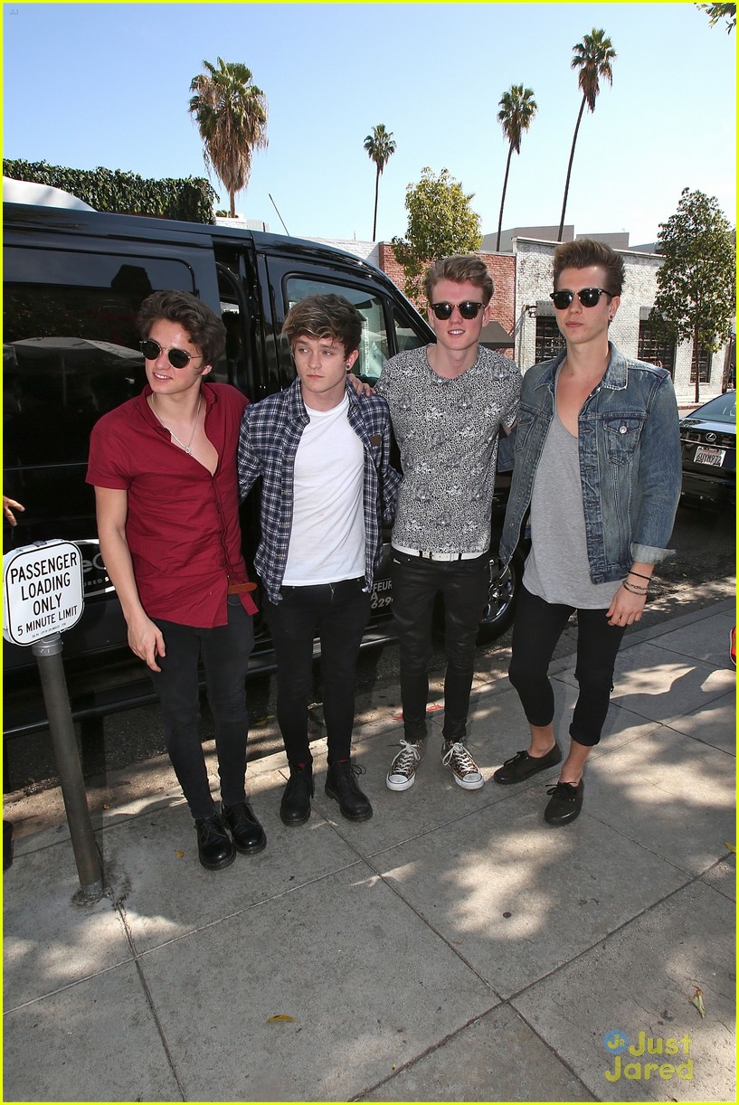 The Vamps: Ivy Restaurant Lunch After Radio Disney Visit