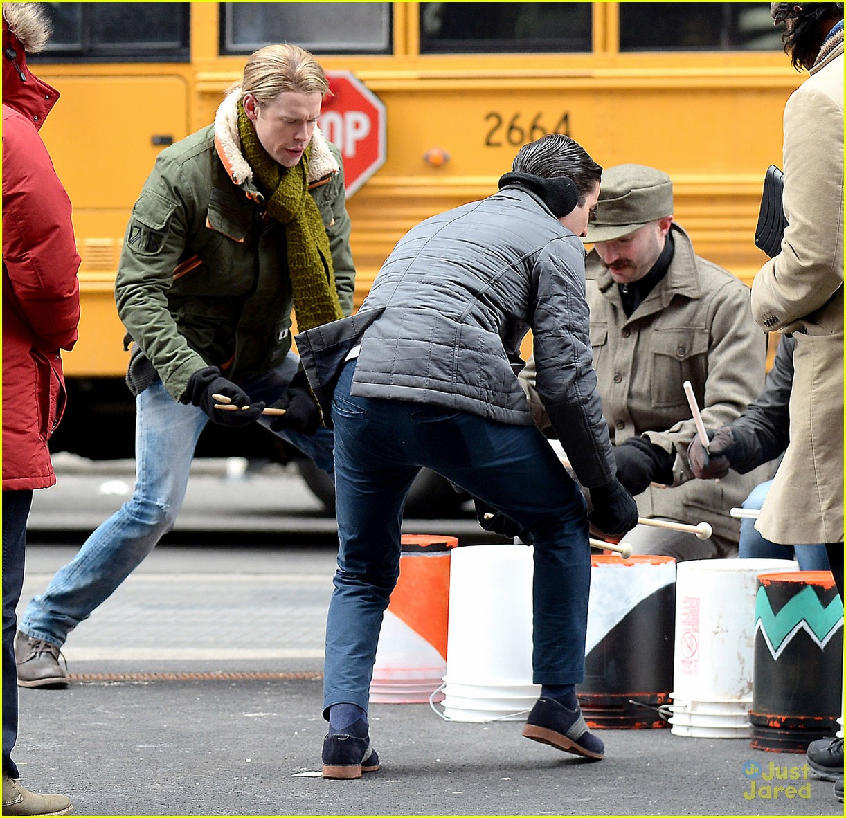 Chord Overstreet Gives Darren Criss a Piggyback Ride, Gets Arrested in Times Square?