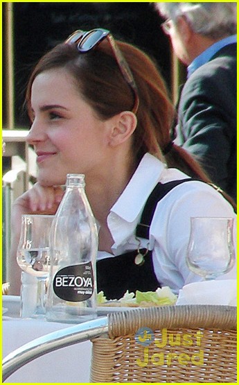 Emma Watson Enjoys Madrid Lunch with Matthew Janney