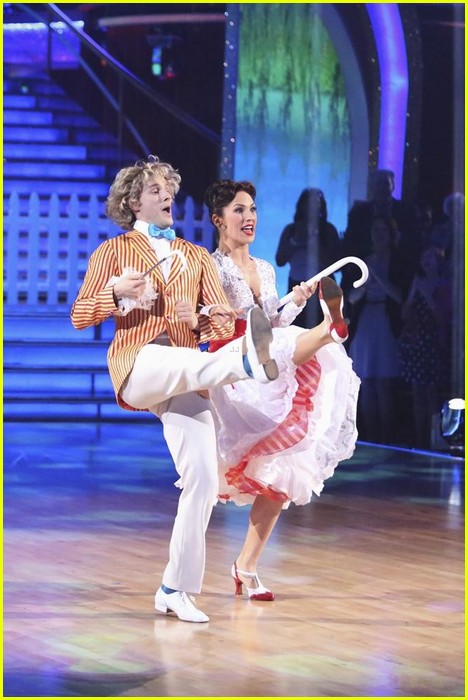Charlie White & Sharna Burgess Were 'Supercalifragilisticexpialidocious' on DWTS - See Their Jazz Pics Here!