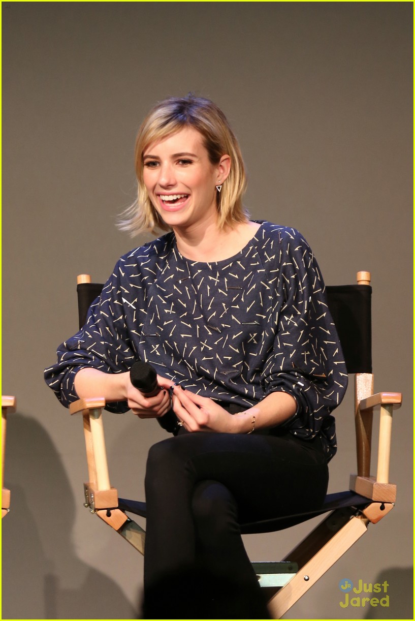 Nat Wolff Makes Emma Roberts Laugh Lots at The Apple Store