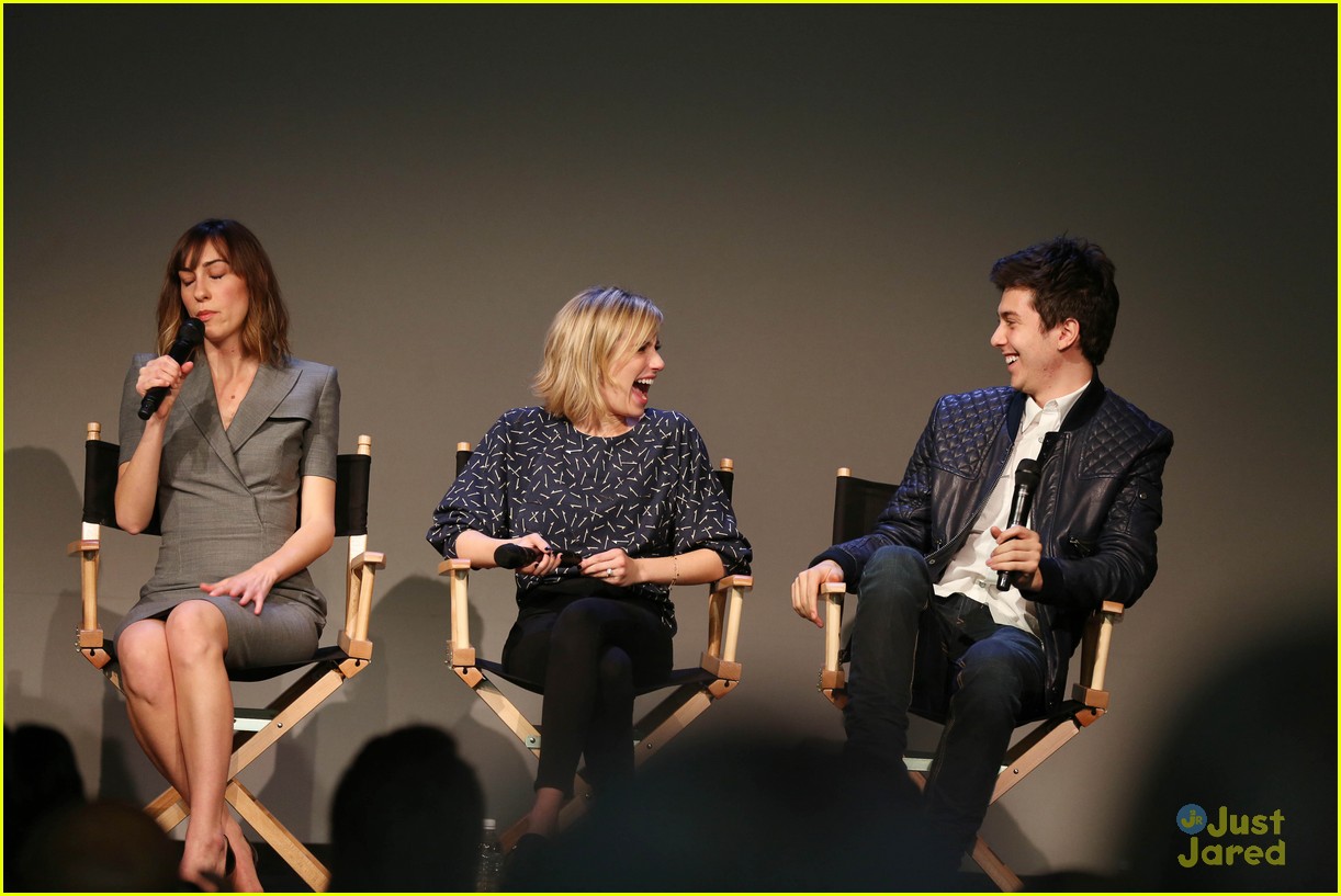 Nat Wolff Makes Emma Roberts Laugh Lots at The Apple Store