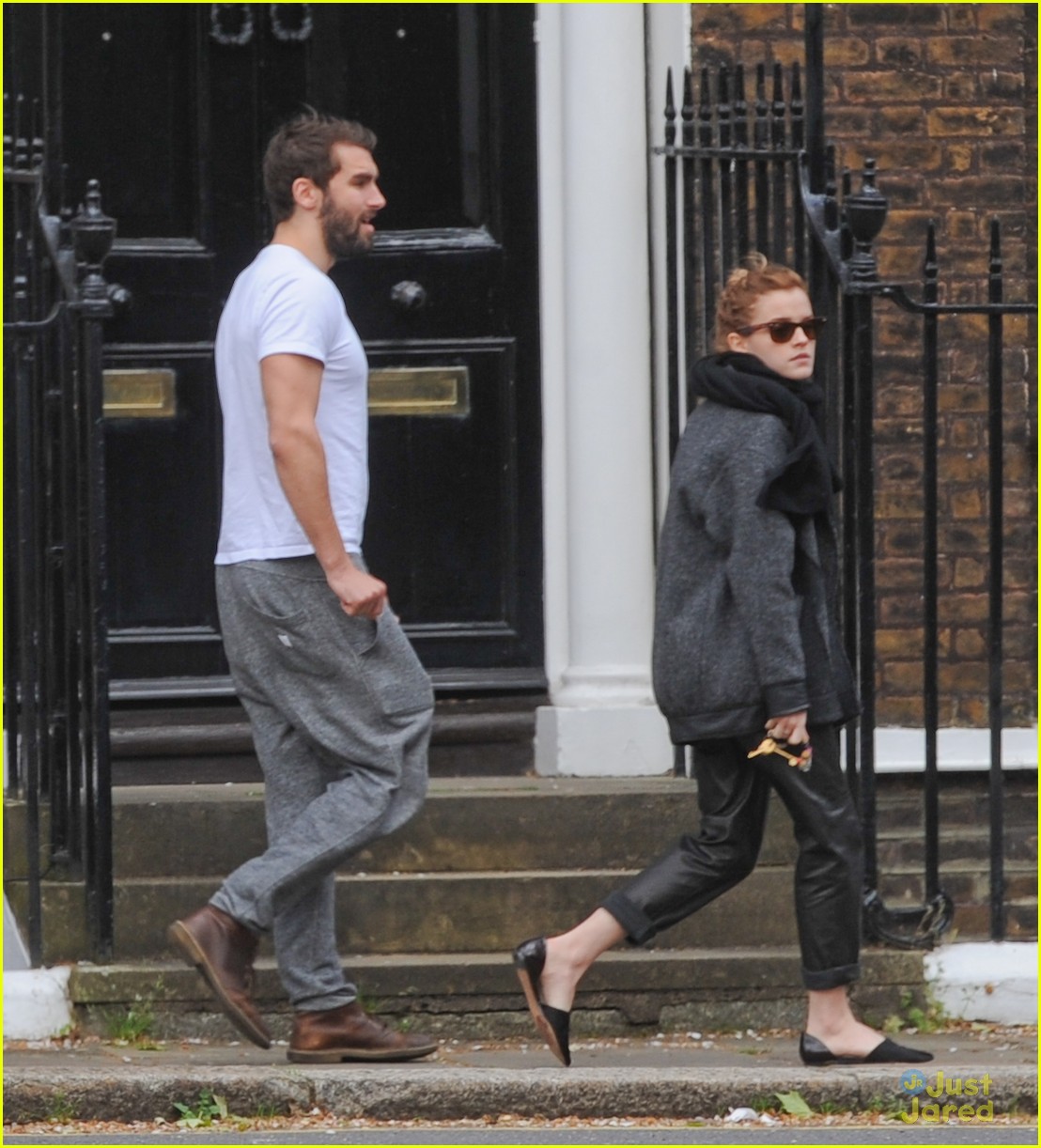 Emma Watson & Boyfriend Matthew Janney Take Casual Weekend Stroll Together