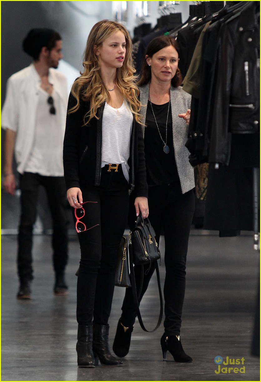 Halston Sage Shops Around Beverly Hills