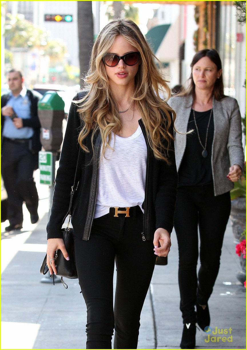 Halston Sage Shops Around Beverly Hills