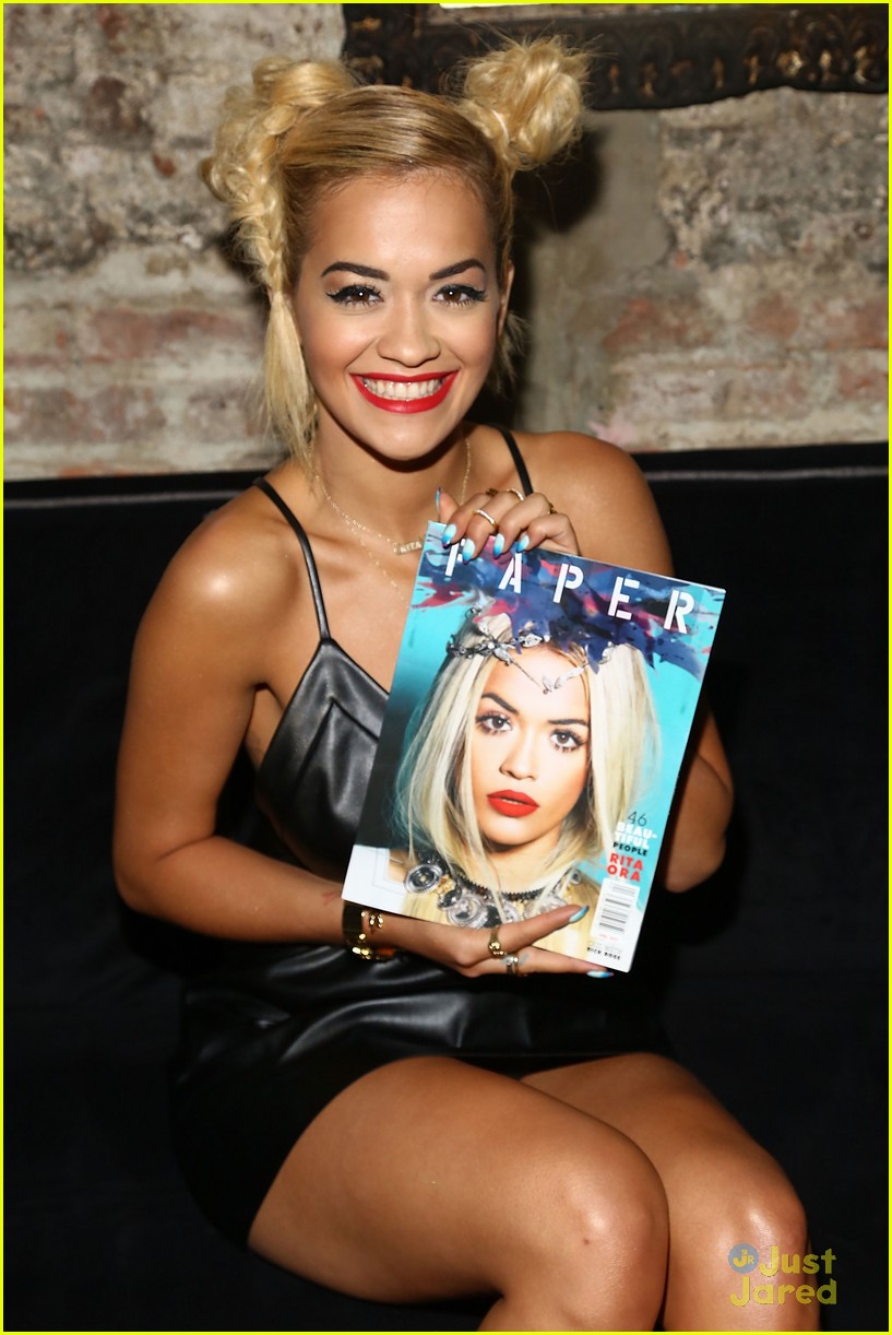 Rita Ora Celebrates Her Paper Magazine Cover!