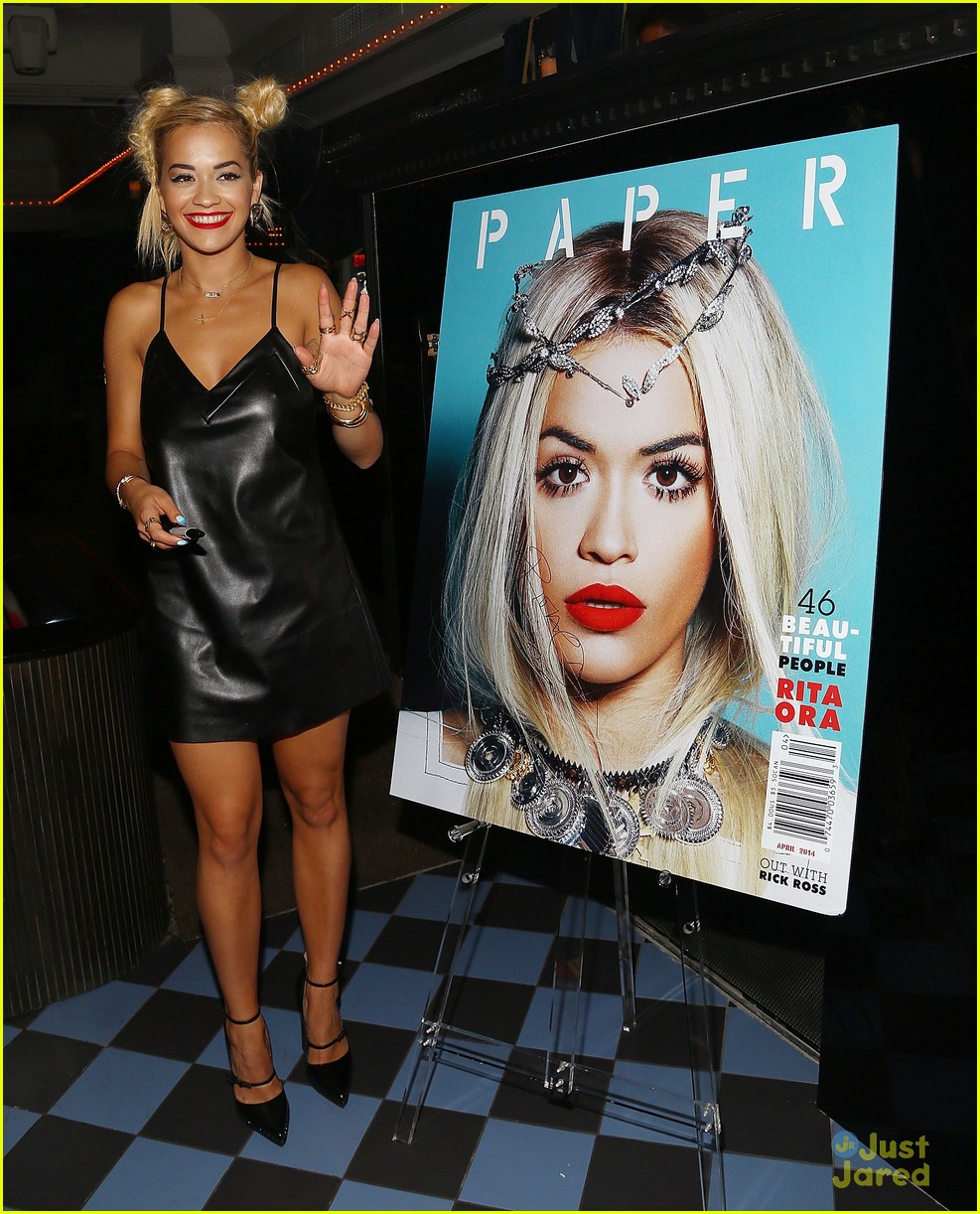 Rita Ora Celebrates Her Paper Magazine Cover!
