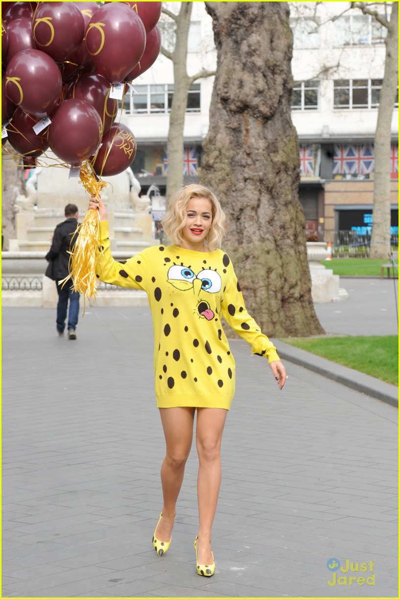 Rita Ora Debuts 'I Will Never Let You Down' Video After Wearing SpongeBob SquarePants Dress for Radio Promo