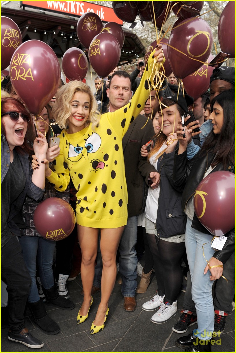 Rita Ora Debuts 'I Will Never Let You Down' Video After Wearing SpongeBob SquarePants Dress for Radio Promo