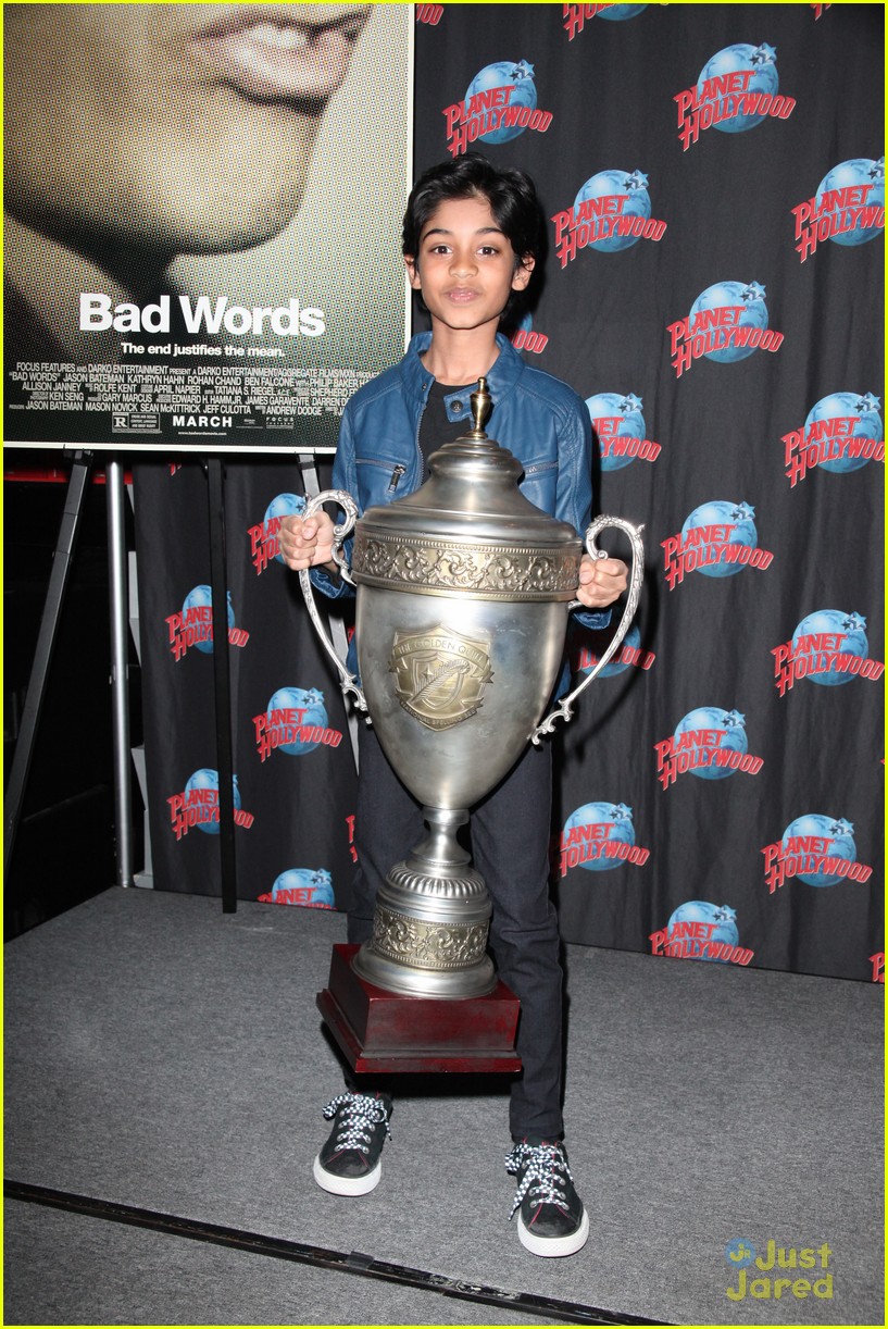Rohan Chand Promotes 'Bad Words' at Planet Hollywood