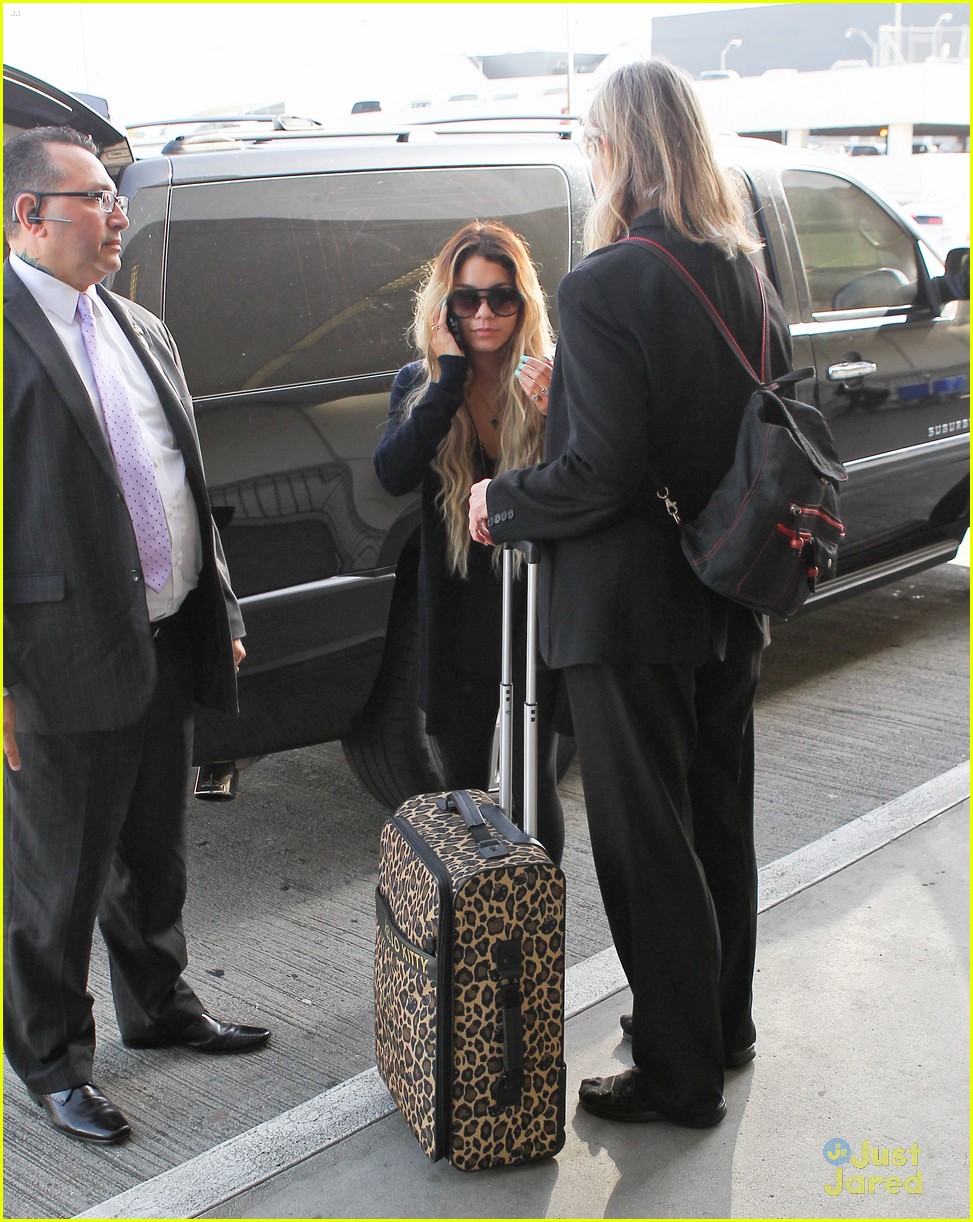 Vanessa Hudgens Jets Out of LAX After Coachella 2014