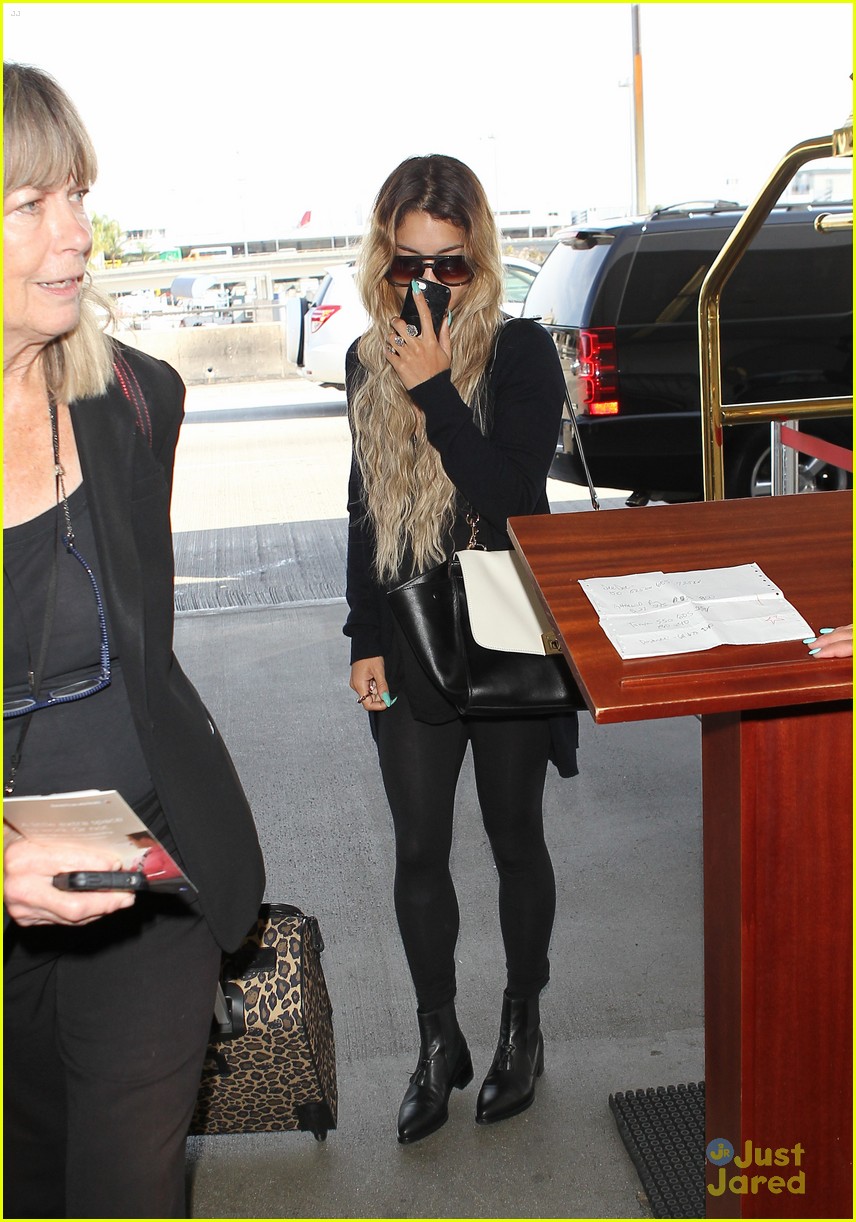 Vanessa Hudgens Jets Out of LAX After Coachella 2014