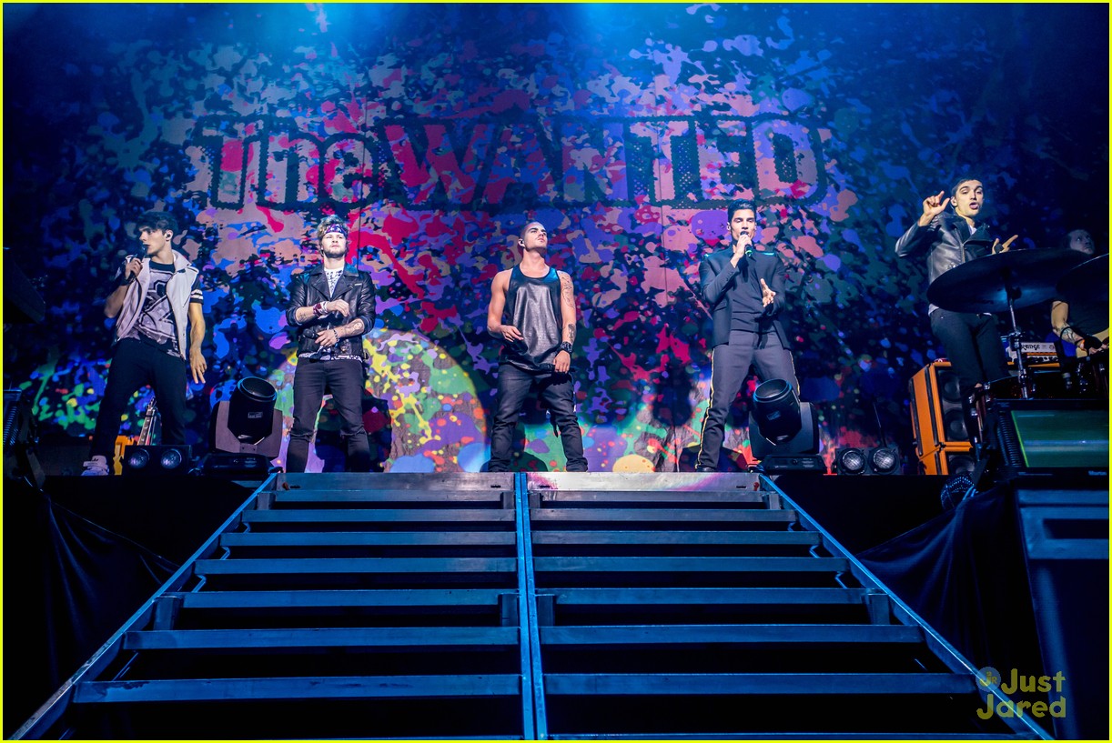 The Wanted Light Up Detroit Rock City