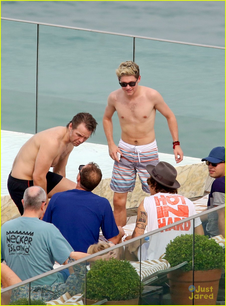 Niall Horan Strips Off Shirt In Rio!