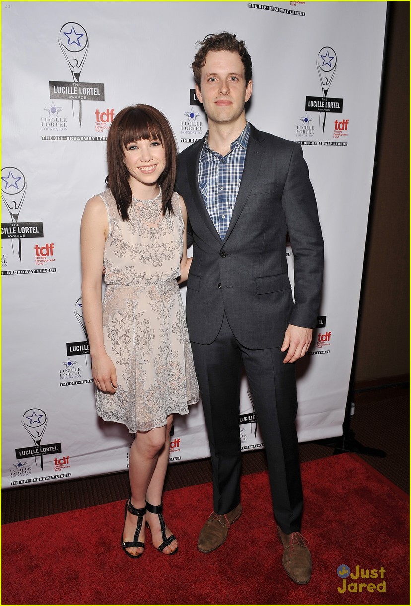 Carly Rae Jepsen & Joe Carroll: Cinderella & Prince Charming Go To The Lucille Lortel Awards