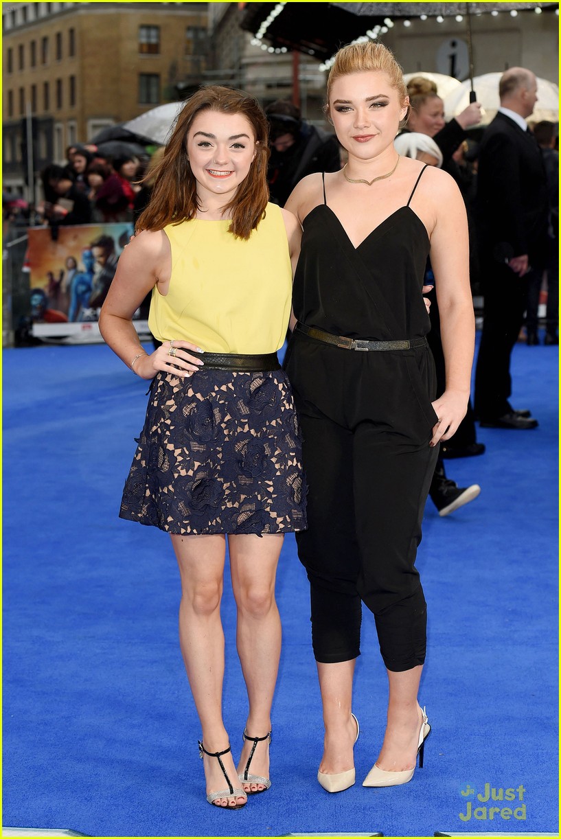 Dakota Blue Richards & Maisie Williams Attend 'X-Men: Days of Future Past' Premiere