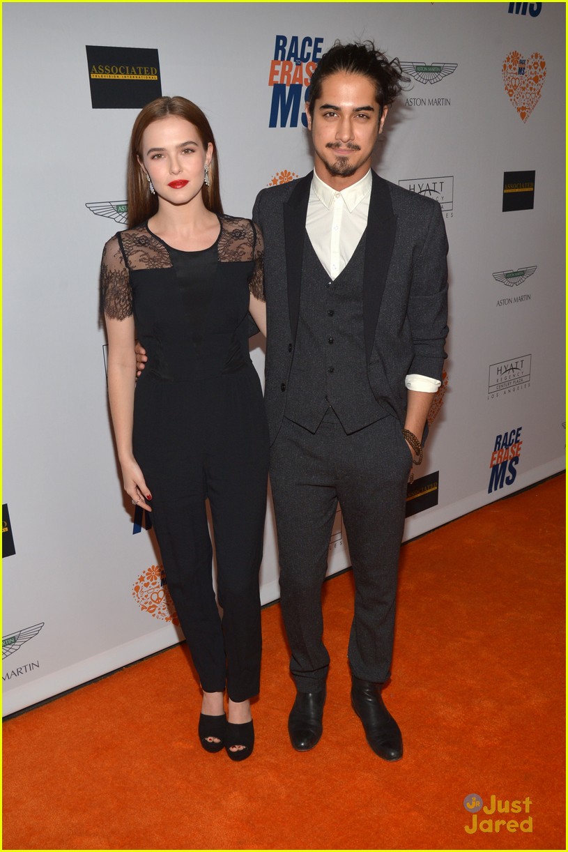 Avan Jogia Cozies Up to Girlfriend Zoey Deutch at 'Race to Erase MS' Event!