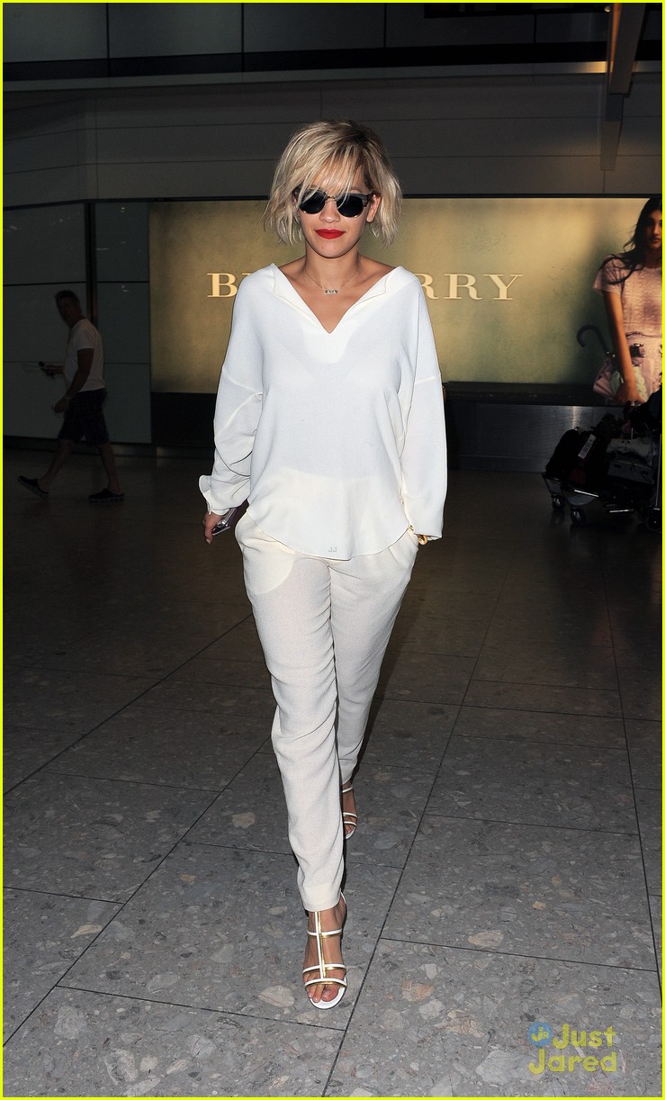 Rita Ora is a Red Bombshell in Paris