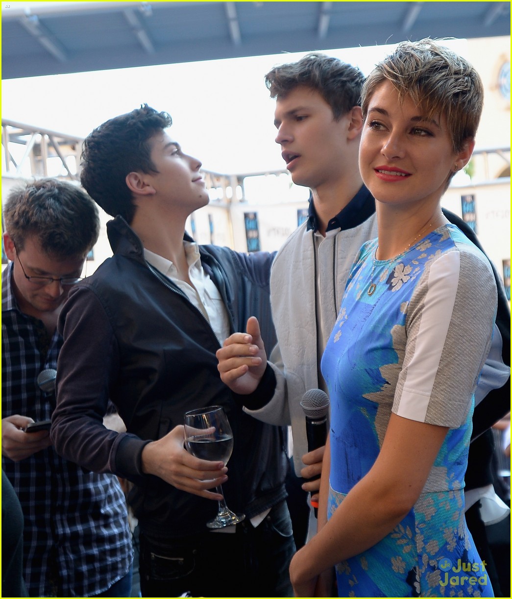 Shailene Woodley Talks Kissing 'Divergent' Brother Ansel Elgort for 'TFIOS'