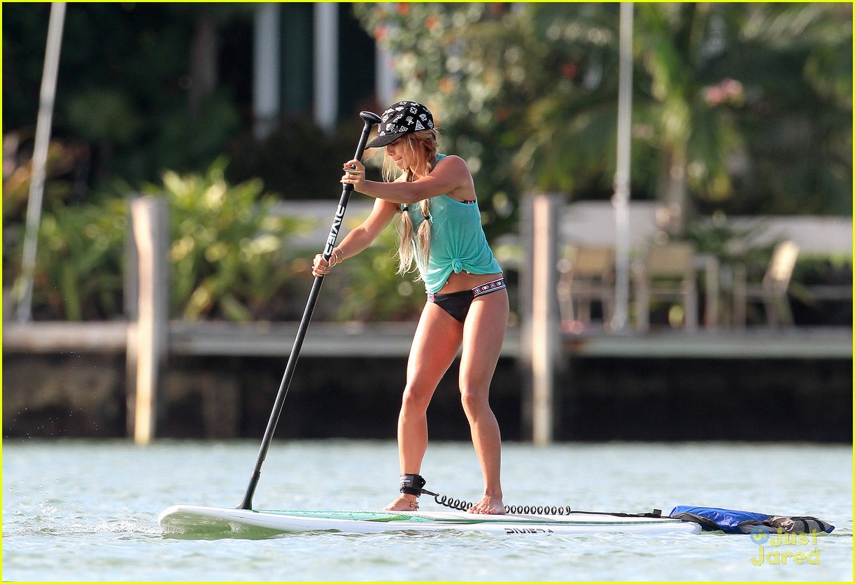 Vanessa Hudgens Show Off Major Paddleboarding Skills in Her Bikini!
