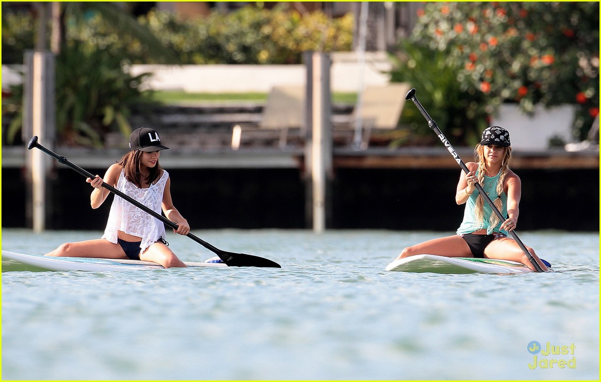 Vanessa Hudgens Show Off Major Paddleboarding Skills in Her Bikini!