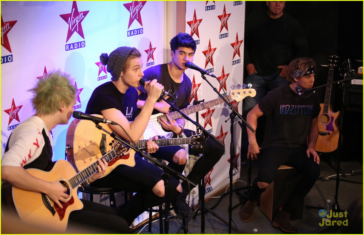 5 Seconds of Summer Celebrate New Album at Virgin Radio in Paris