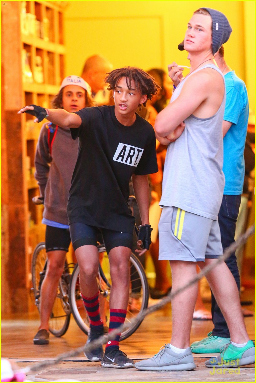 Jaden Smith Let Kris Jenner Borrow His Batman Boots After Kim Kardashian's Wedding!