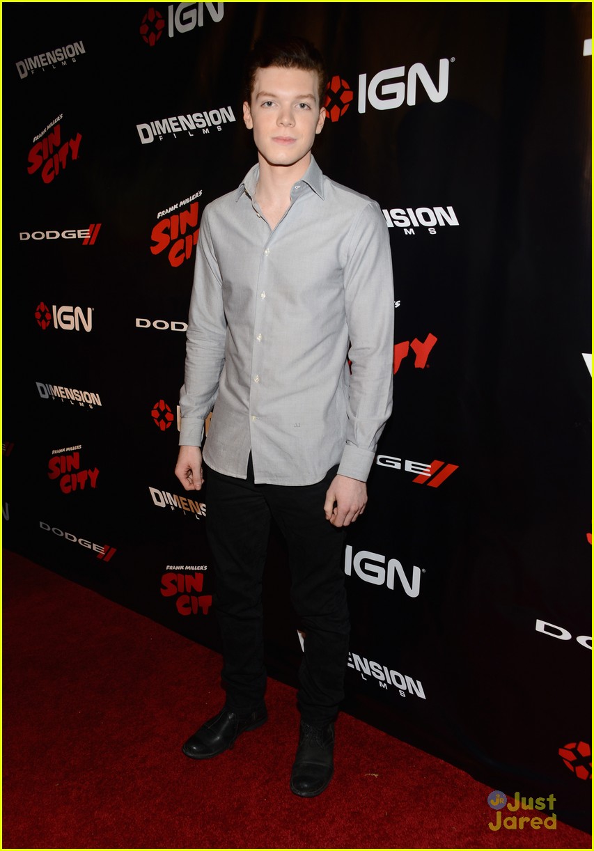 'The Giver' Stars Cameron Monaghan & Odeya Rush Head To 'Sin City' Game Launch & Party at Comic-Con 2014