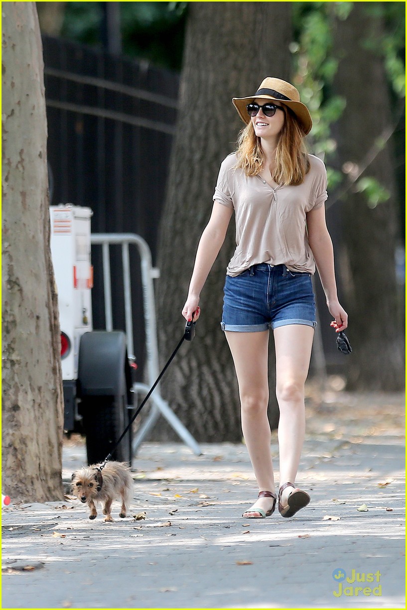 Leighton Meester Has the Look of Love on Dog Walk with Adam Brody!