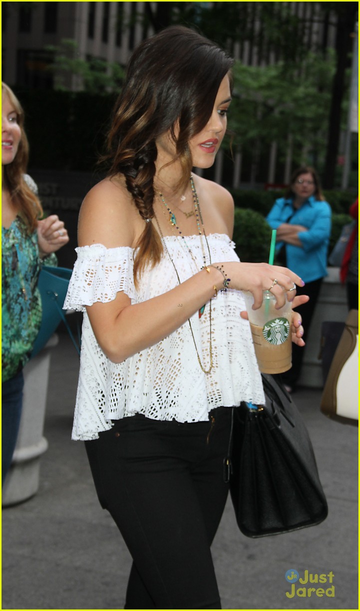 Lucy Hale Talks 'Road Between' on 'Fox & Friends' in NYC - Watch Her Interview!