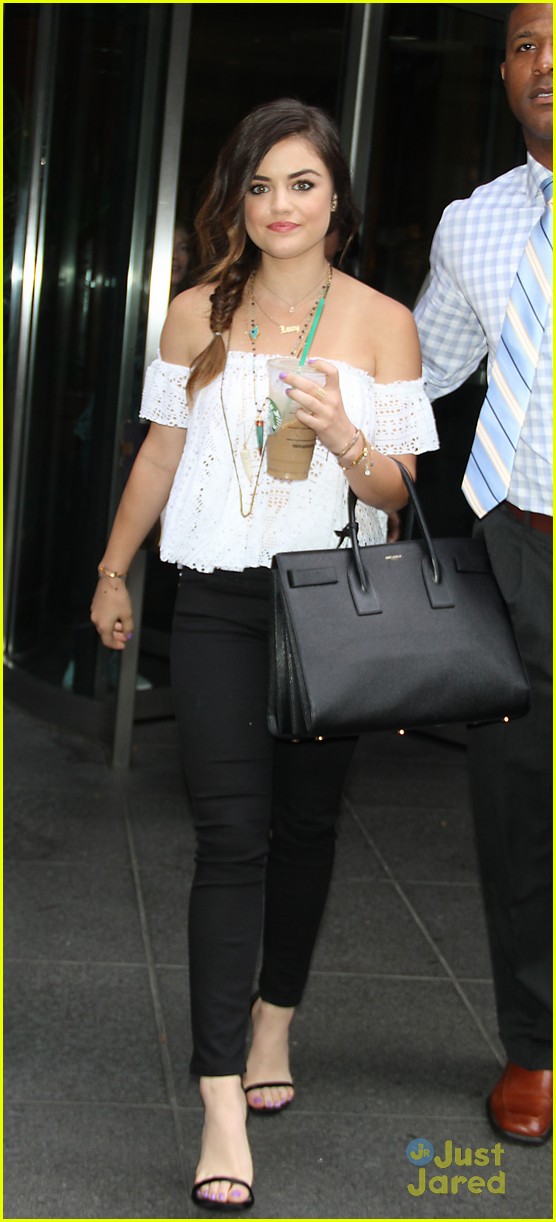 Lucy Hale Talks 'Road Between' on 'Fox & Friends' in NYC - Watch Her Interview!