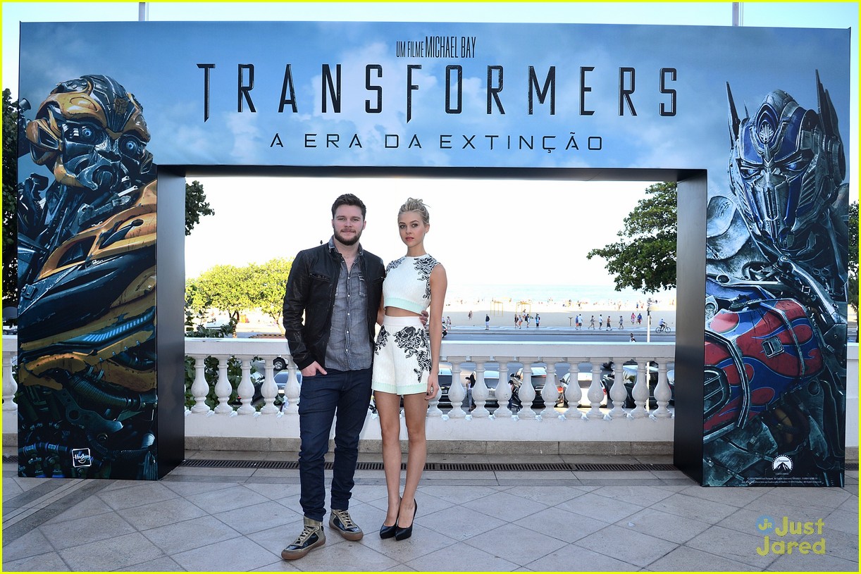 Nicola Peltz & Jack Reynor Hit the Beach for 'Transformers' Photo Call in Rio