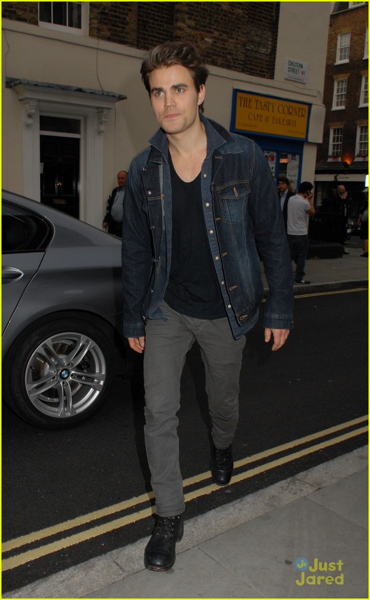Paul Wesley & Phoebe Tonkin Hold Hands For Night Out in London