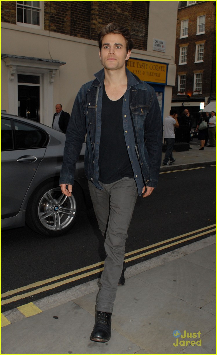 Paul Wesley & Phoebe Tonkin Hold Hands For Night Out in London
