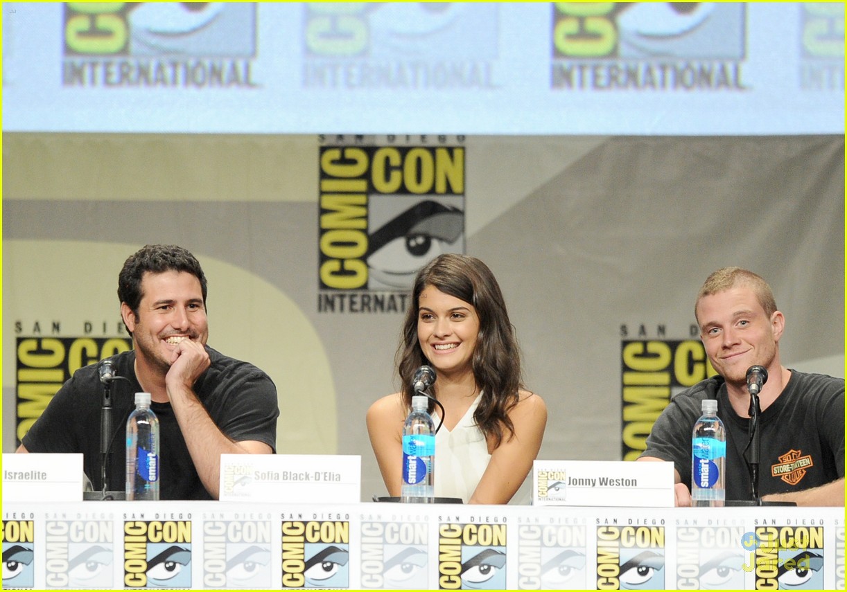 Sofia Black-D'Elia Promotes 'Project Almanac' at Comic-Con 2014