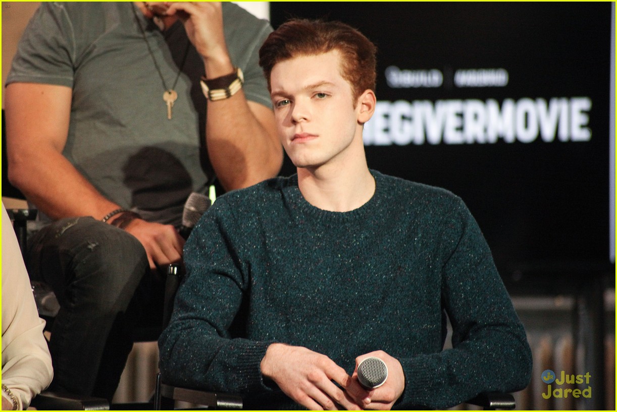 Cameron Monaghan Keeps it Sharp at 'The Giver' NYC Premiere
