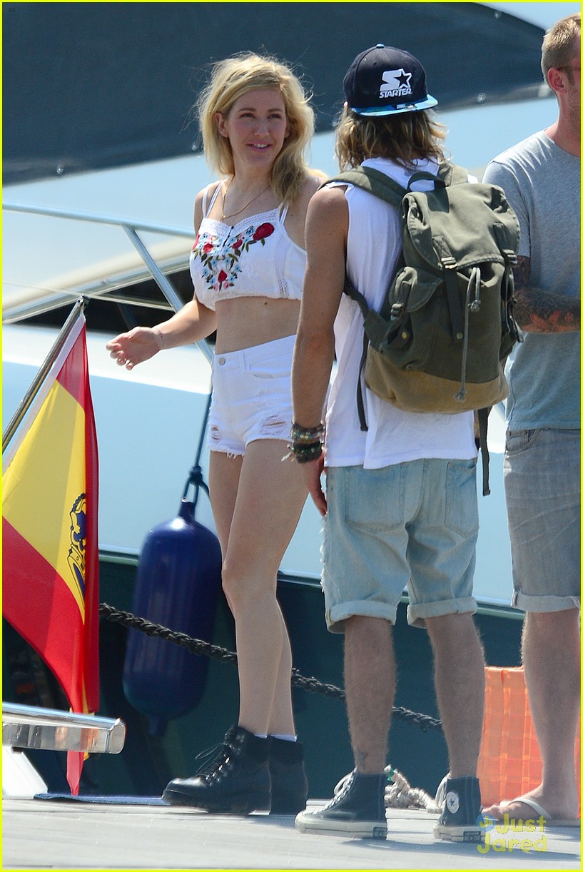 Ellie Goulding Flaunts Bikini Bod While Cozying Up to Dougie Poytner in Ibiza