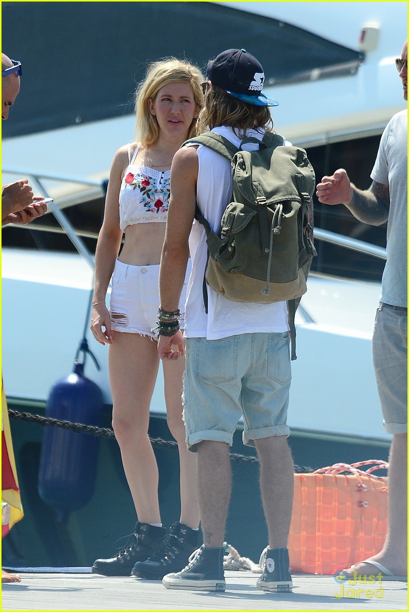 Ellie Goulding Flaunts Bikini Bod While Cozying Up to Dougie Poytner in Ibiza