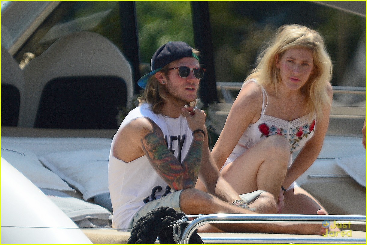 Ellie Goulding Flaunts Bikini Bod While Cozying Up to Dougie Poytner in Ibiza