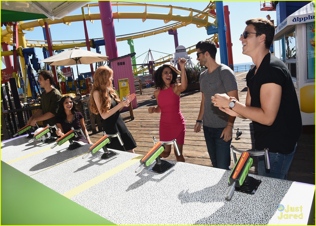 The 'Happyland' Cast Took Over Santa Monica Pier & It Looked Like So Much Fun!