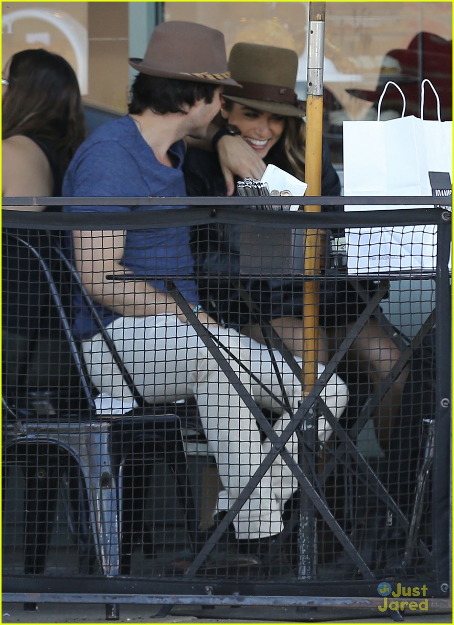 Ian Somerhalder & Nikki Reed Hold Hands & Kiss During Joan's on Third Lunch
