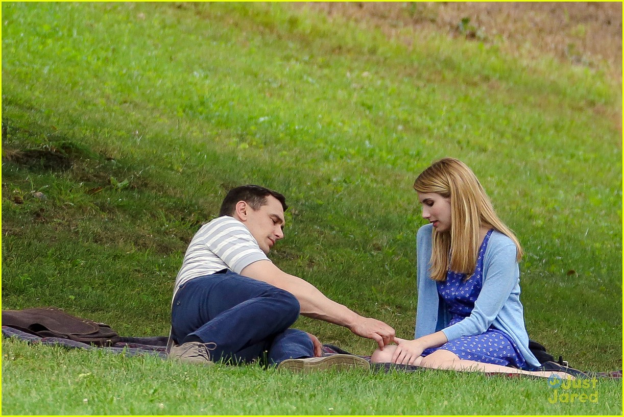Emma Roberts Makes Out with James Franco for their Upcoming Movie 'Michael'